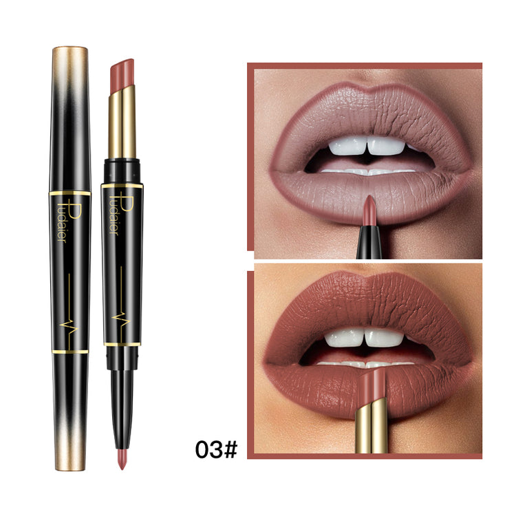 a close up of a lip liner