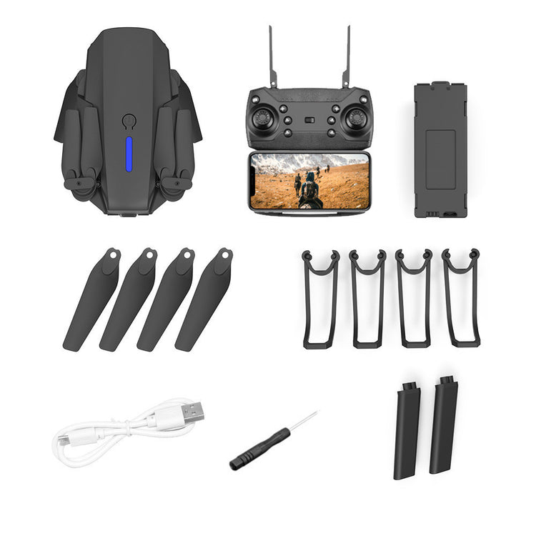 a drone with a remote control
