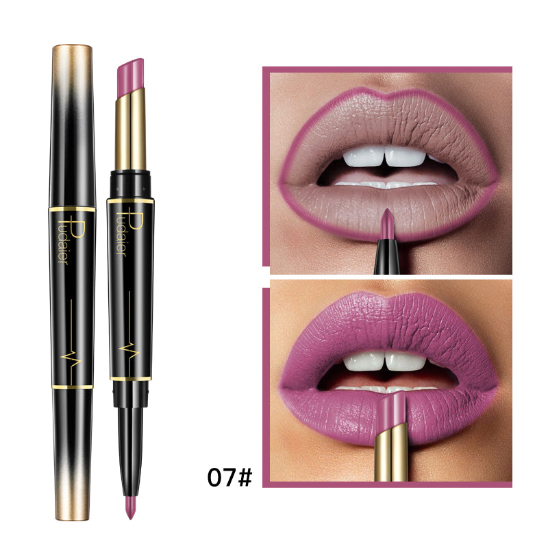 a close up of a lip liner