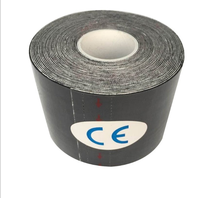 a roll of tape with a white label