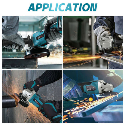 125mm Angle Grinder, Cordless Cut-off Grinder, Grinding Machine, Flex With 21V 2batteries