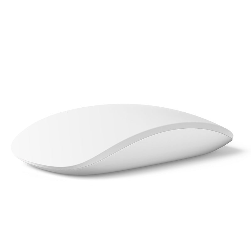 a white computer mouse on a white background