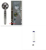 360° Rotating High-Pressure Shower Head