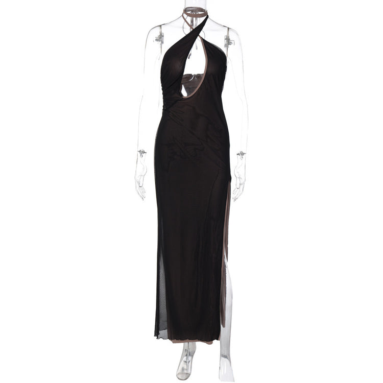 a black dress on a mannequin