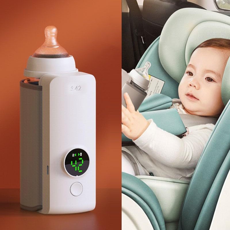 a baby in a car seat