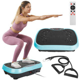 Whole-Body Vibration Exercise Platform with Resistance Bands