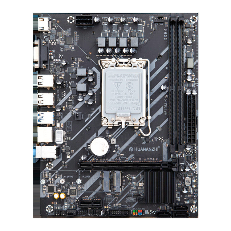a close up of a computer motherboard
