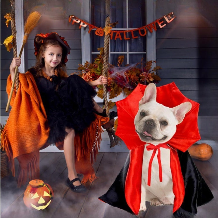 a girl in a garment with a dog