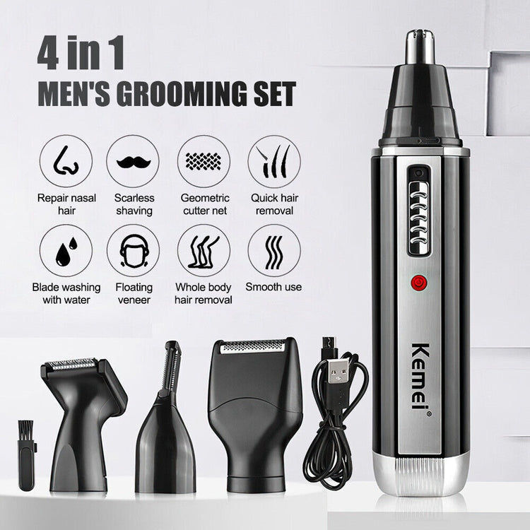 a black and silver hair clipper