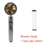 360° Rotating High-Pressure Shower Head