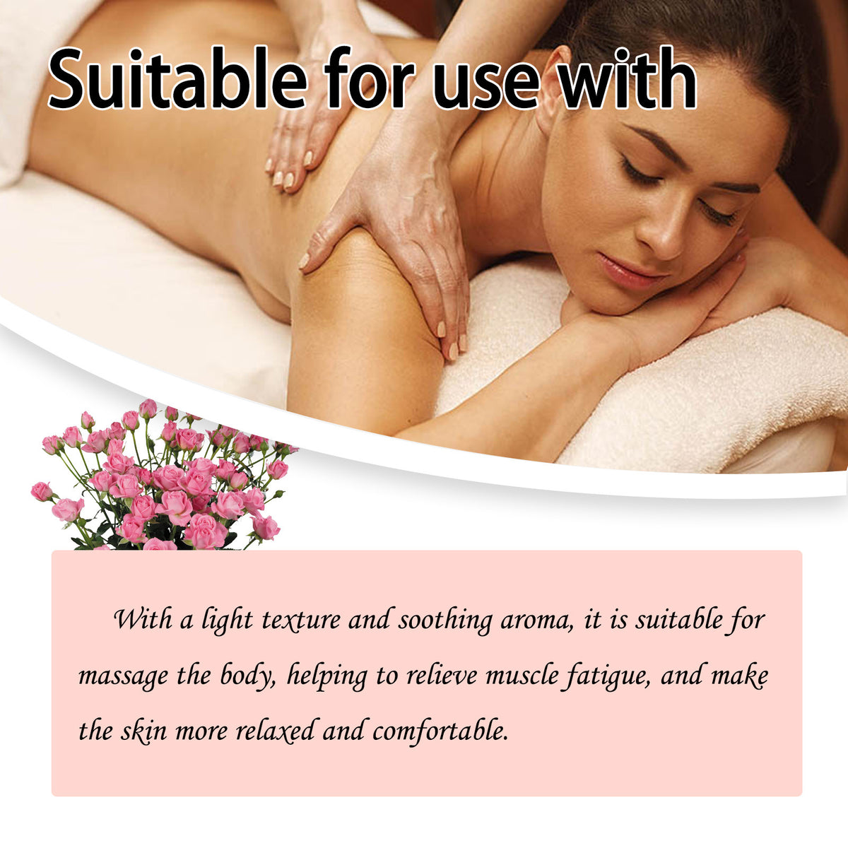 a woman lying on a massage table