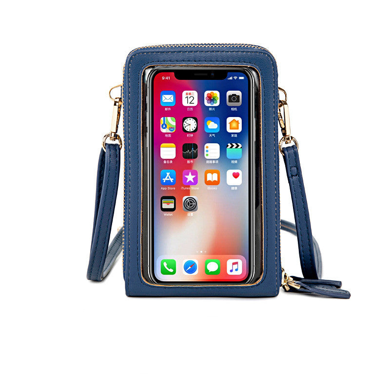 Touchable Screen Crossbody Mini Cell Phone Bag