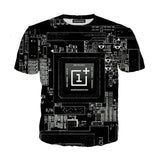 3D Digital Print Graphic Men's Short-Sleeve T-Shirt