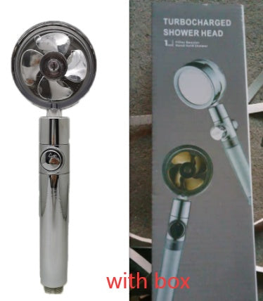 a shower head with a box