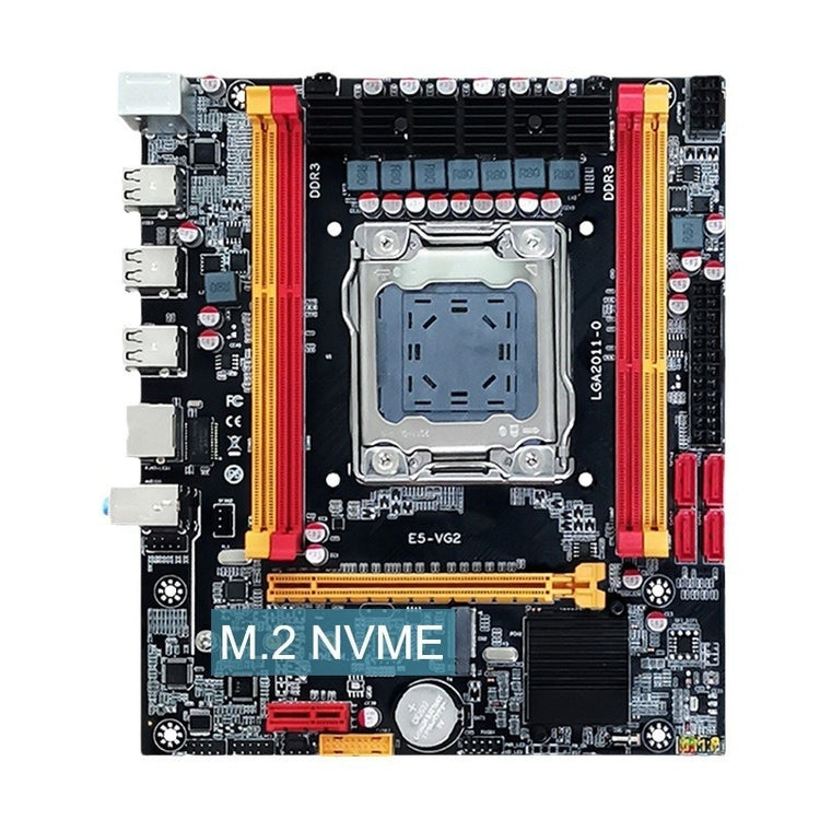 a close-up of a computer motherboard