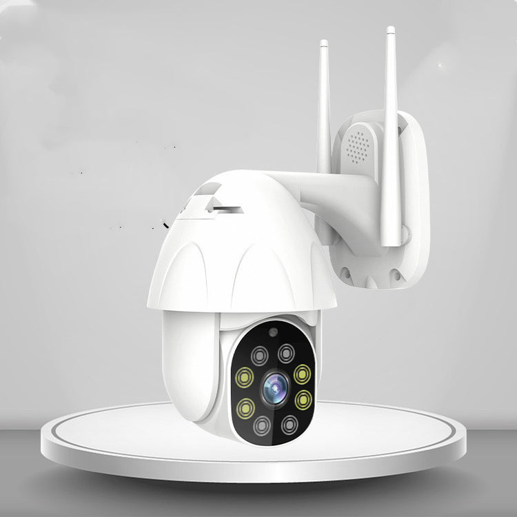 a white camera on a white surface