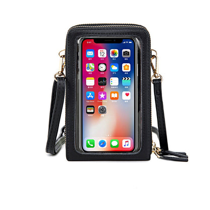 Touchable Screen Crossbody Mini Cell Phone Bag