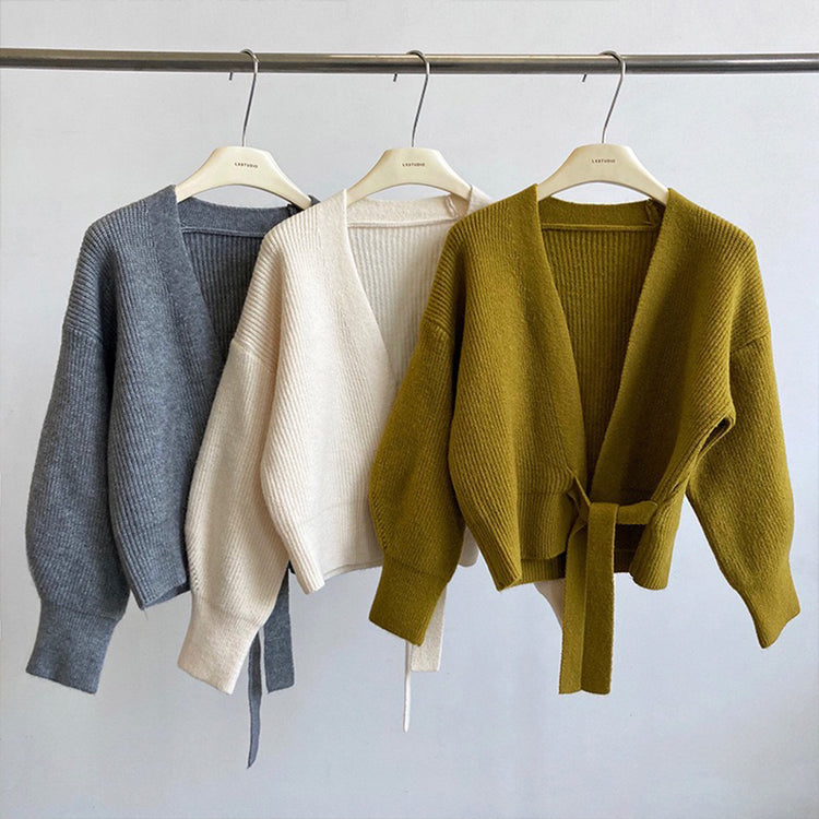 a group of sweaters on swingers