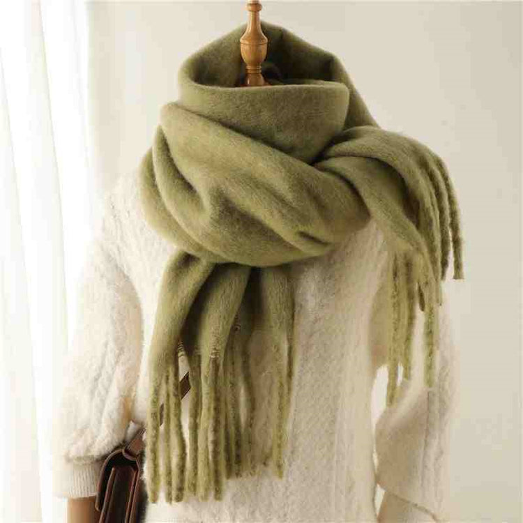 a mannequin wearing a scarf