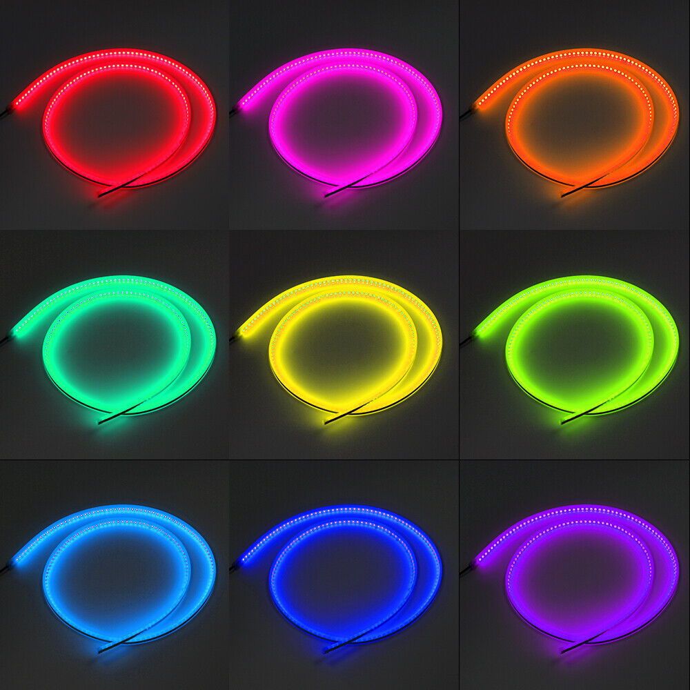 a group of different colored lights