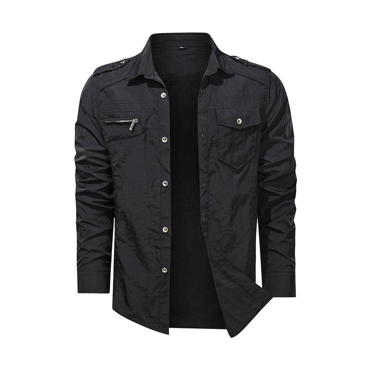 a black jacket with a pocket
