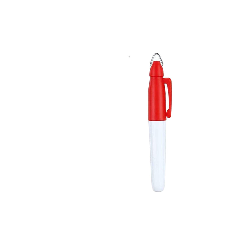 a red and white pen