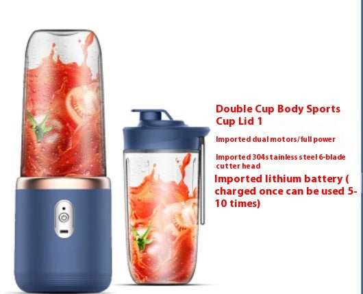 a blender with a cup and a glass