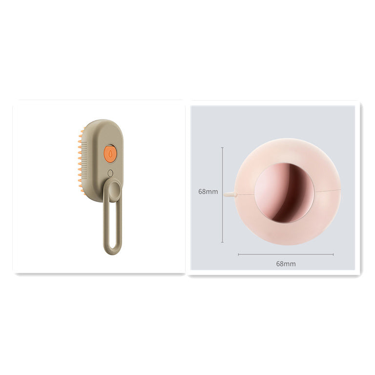 a diagram of a brush and a circular object