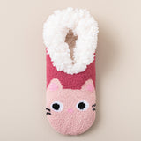 Plush Non-Slip Indoor Socks with Christmas Characters