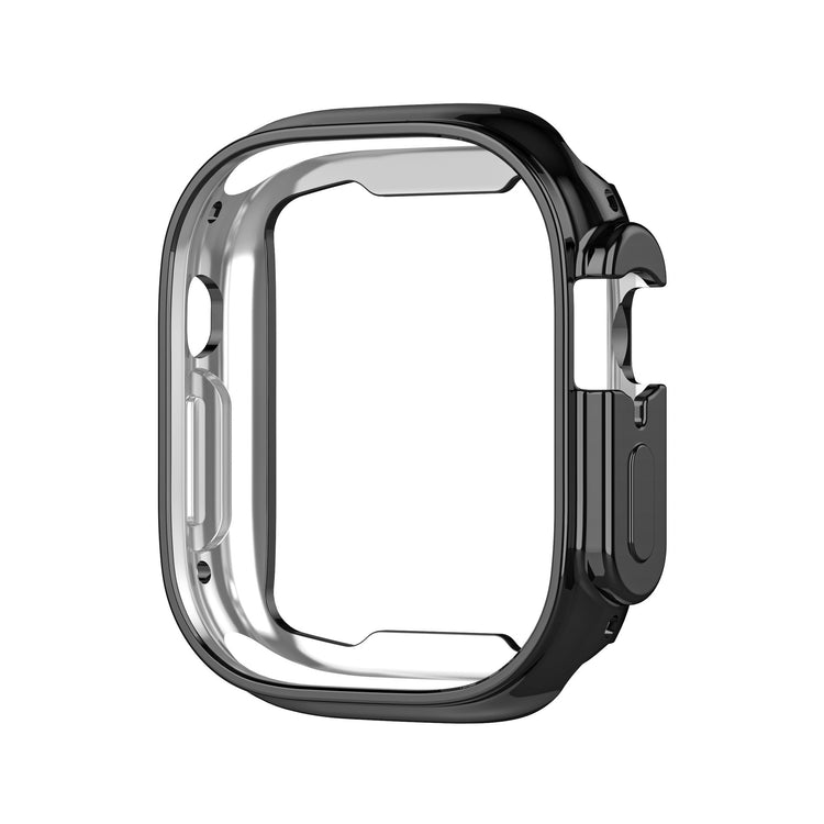 a black and silver watch case