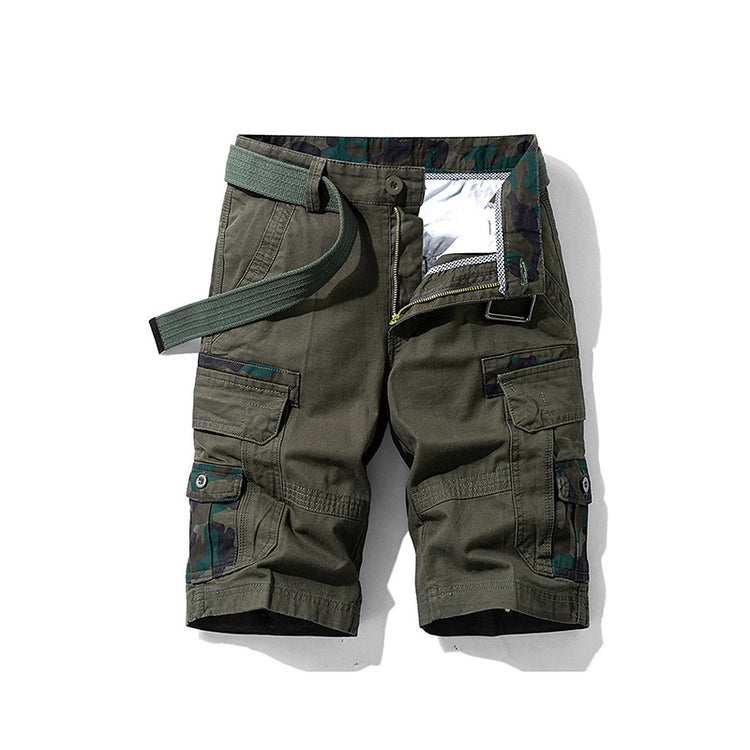 a pair of green shorts
