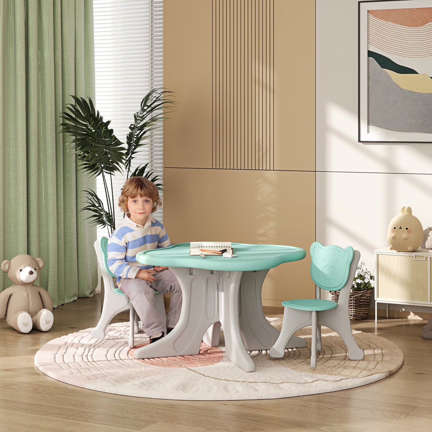 5 Pieces Kids Table and Chairs