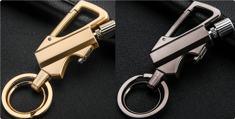 a close up of a key chain