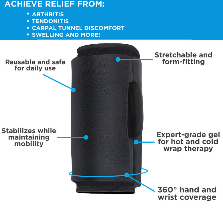 a black wrist band with white text