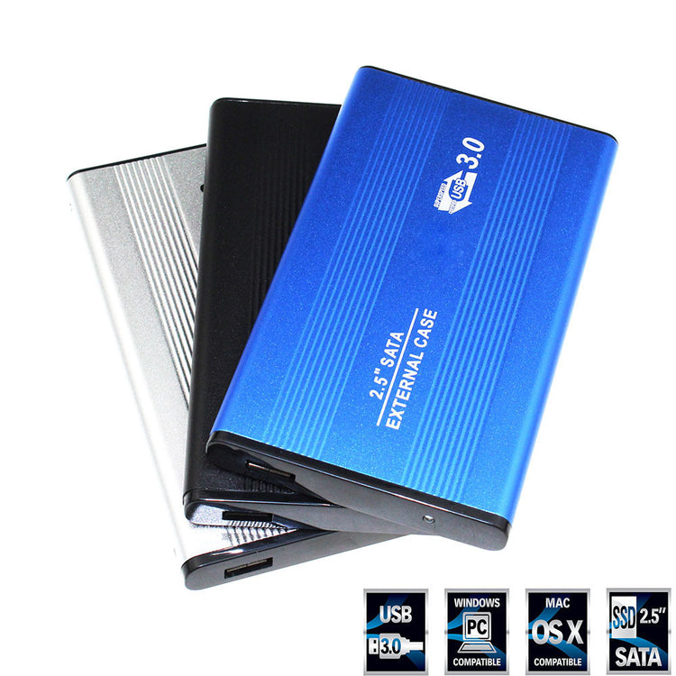 a group of hard drives