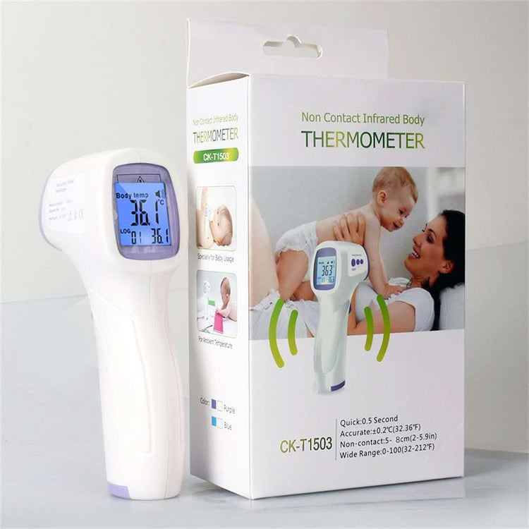 a thermometer with a display
