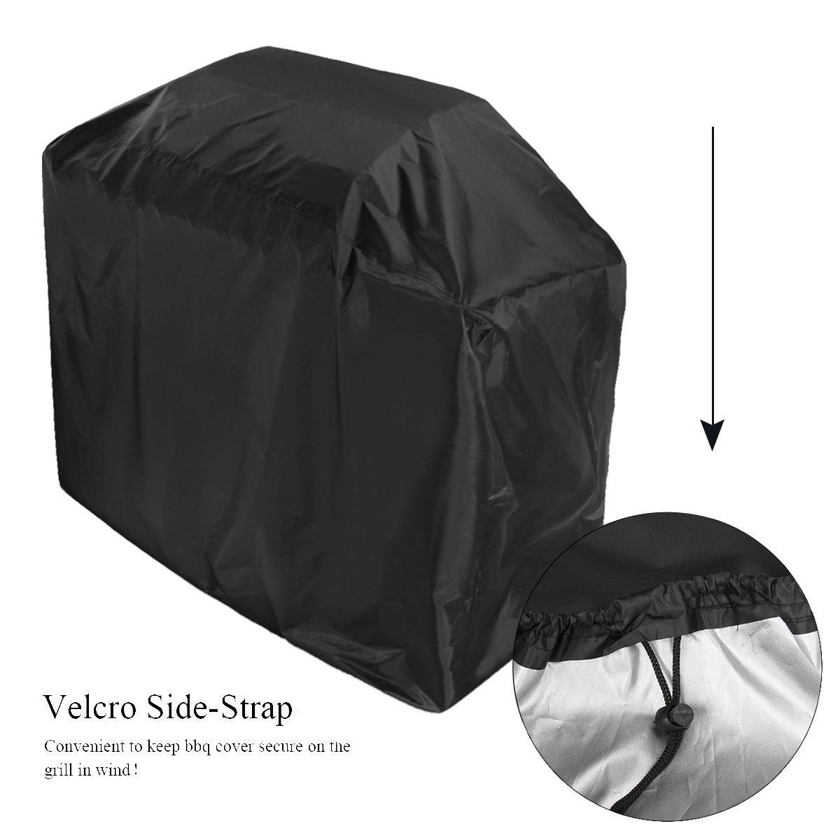 a black cover on a white background