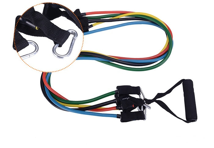 a group of colorful elastic bands