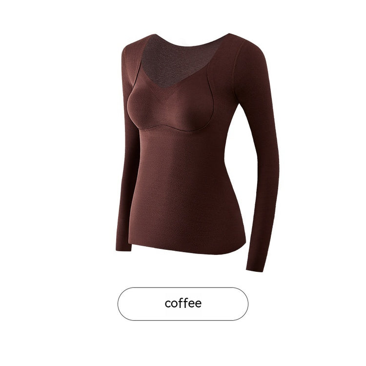a brown shirt with a long sleeve