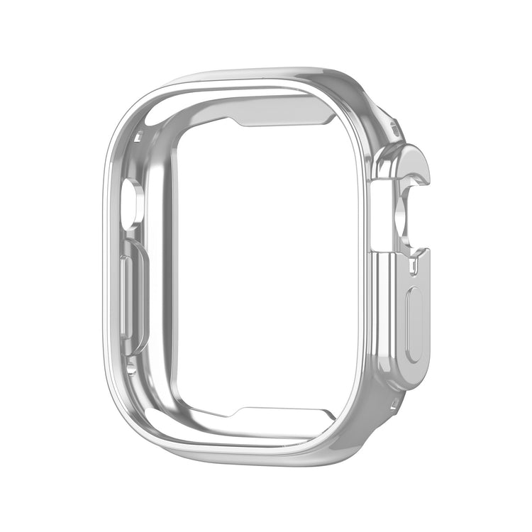 a silver metal frame with a hole in the middle