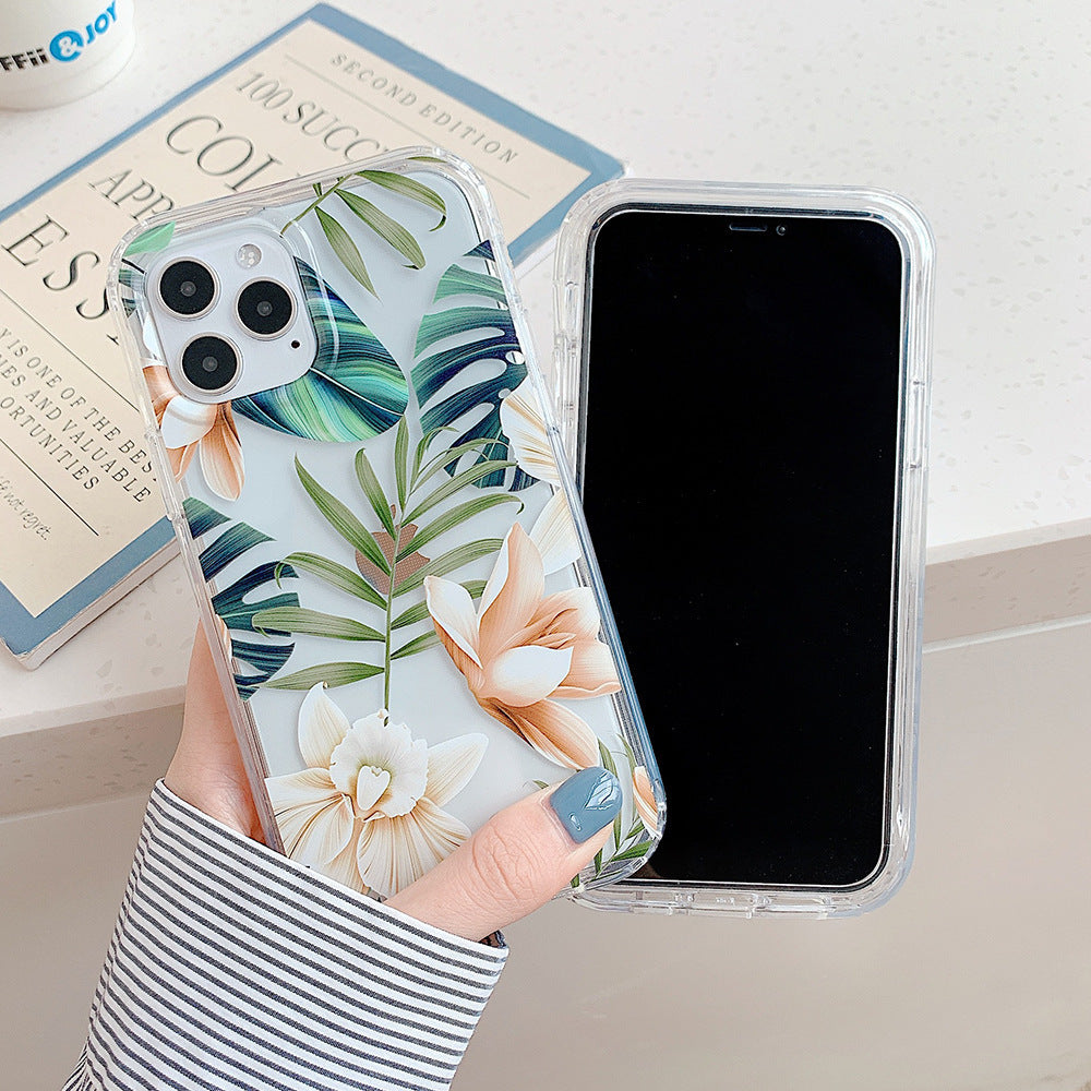 a hand holding a phone case