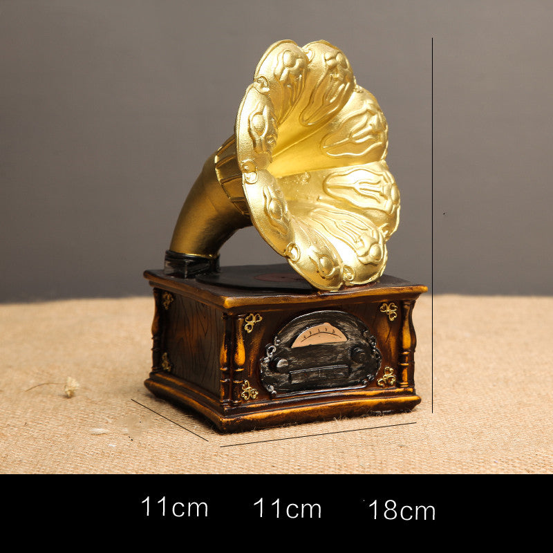 Record player model gramophone ornaments