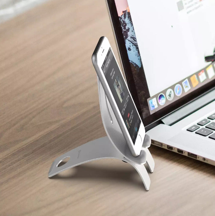 a cell phone on a stand