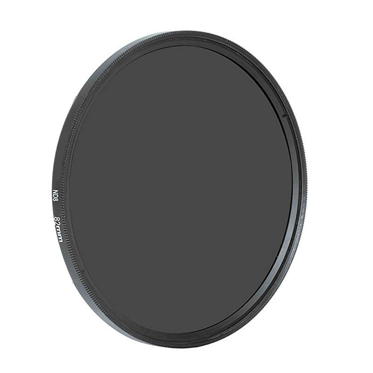 a circular black lens filter