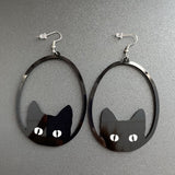 Asymmetric Animal-Shaped Acrylic Dangle Earrings