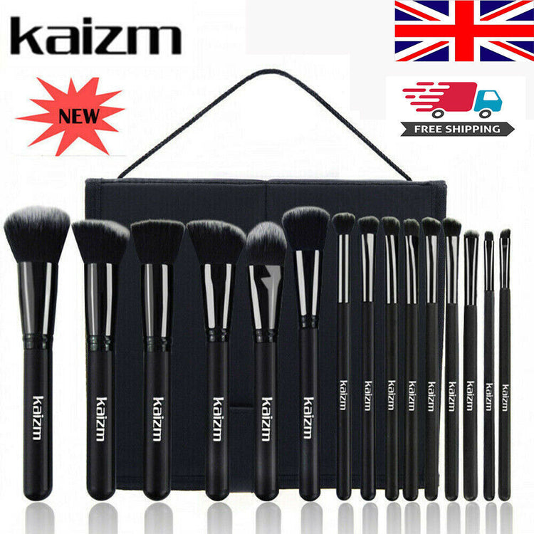a set of makeup brushes