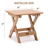 TALE Adirondack Outdoor Folding Side Table