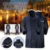 Long Waterproof Work and Outdoor Raincoat