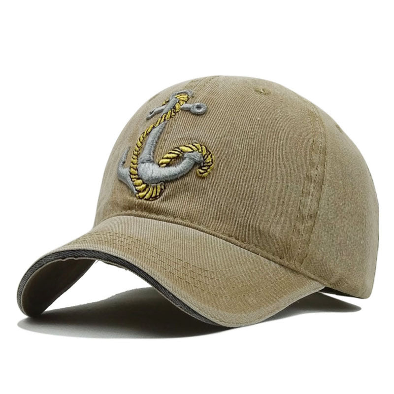 a hat with a anchor on it