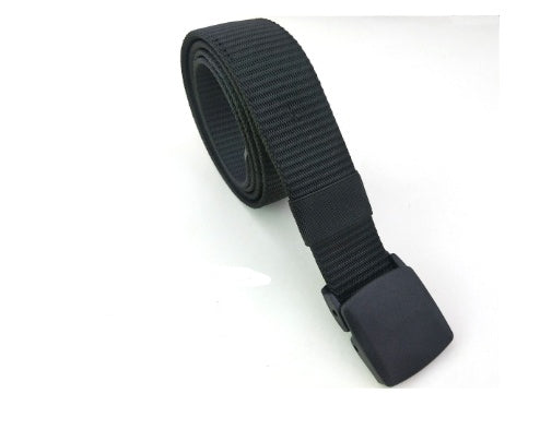 a black belt with a buckle